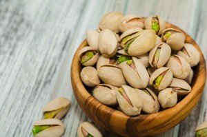 Roasted pistachio nuts seed with shell