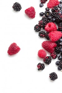 Mix of differrerent berries